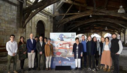 El cartel de la Azoka de Durango 2019 plasma el ecosistema de la creación cultural vasca