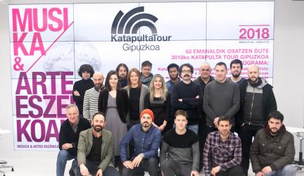 Katapulta Tour 2018 llevará los trabajos de 30 artistas a 10 localidades de Gipuzkoa